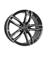 Replica A5228 BKF R21 W9.0 PCD5x112 ET30.0 DIA66.6  